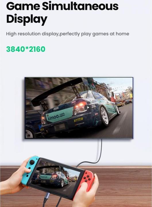 Produktbild Ugreen USB C – USB C (1 m, USB 3.2 Gen 2, 100 W)