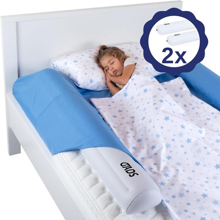 Gads 2er-Set Aufblasbarer Rausfallschutz fürs Bett (121 cm)