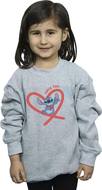 Produktbild Disney Lilo & Stitch Love You Mum Sweatshirt Mädchen (104)