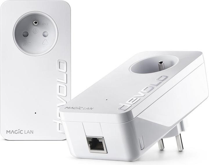 Produktbild Devolo Magic 2 LAN Ethernet LAN White 2 pc(s) (2400 Mbit/s)