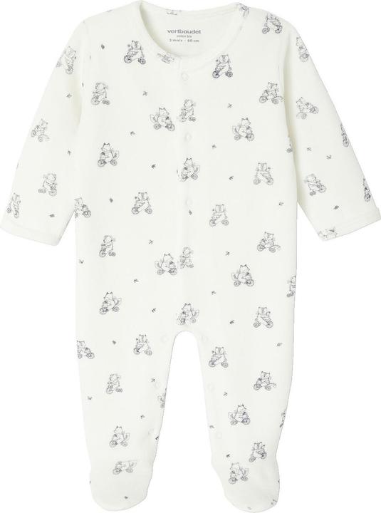 Produktbild Vertbaudet Bio-Kollektion: 2er-Pack Baby Strampler aus Samt (56)