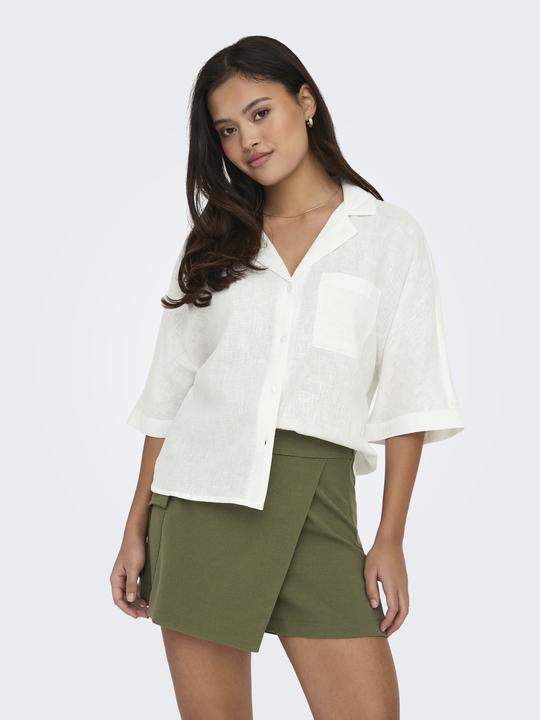 Actual product image Only Regular fit Shirt collar Voluminous sleeve cut Shirt Shirt (M)