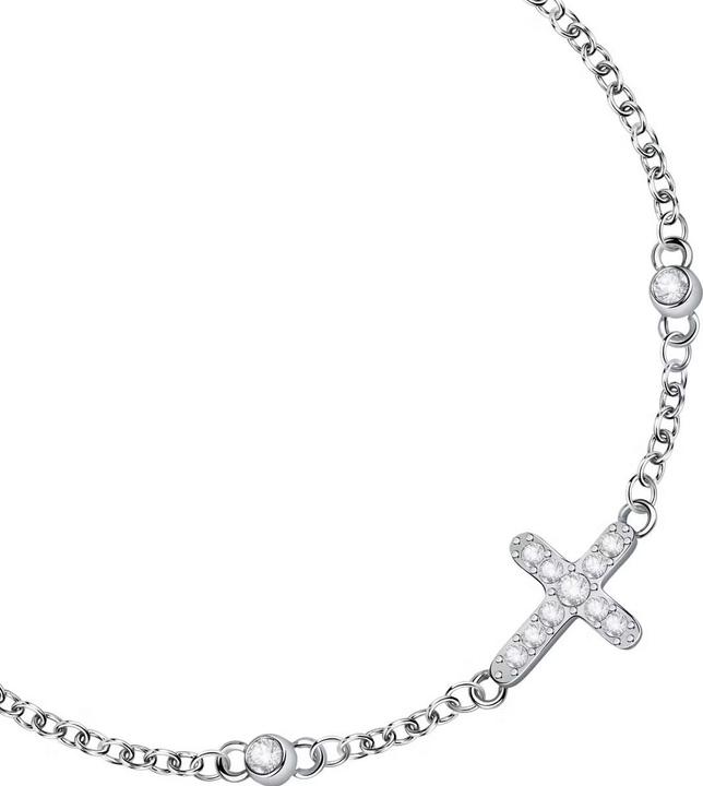 Actual product image Morellato Passioni Br. Steel+Wht Ston (19 cm, Stainless steel)