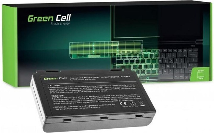 Produktbild GreenCell AS01 - Akku - ASUS - K40 K50 K50AB K50C K51 K51AC K60 K70 X70 X5DC (6 Zellen, 4400 mAh)
