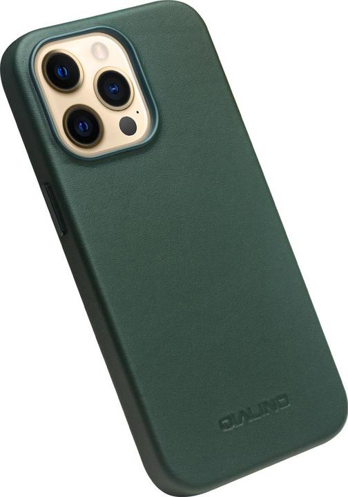 Image du produit QiAlino Coque cuir véritable (compatible MagSafe) (Apple iPhone 14 Pro Max)