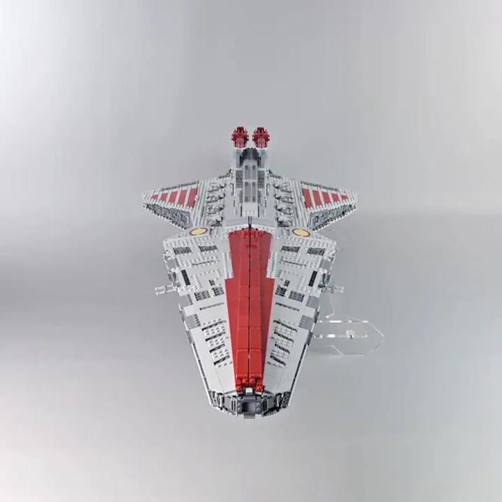 Actual product image iDisplayit Acrylic stand 2 in 1 for LEGO® 75367 SW Venator-class Republic Attack Cruiser