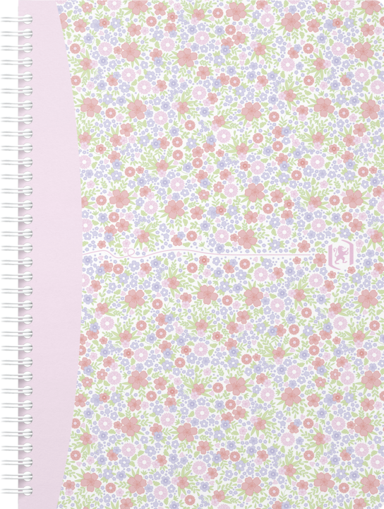 Produktbild Oxford FORME FLORAL - Spiralbuch (B5, Kariert, Harter Einband)