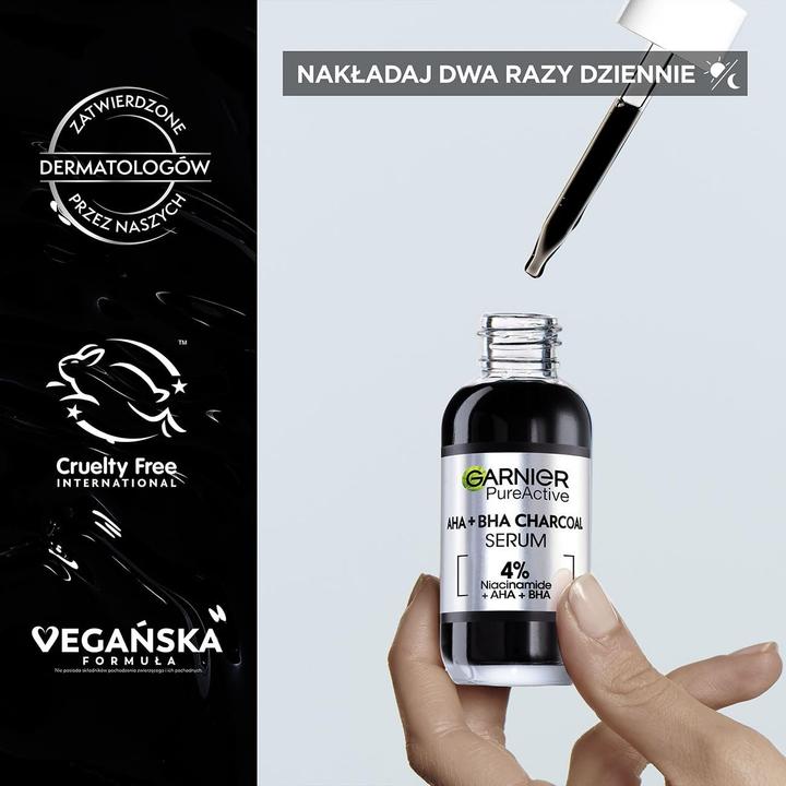 Immagine prodotto Garnier Siero Attivo Puro contro le Imperfezioni Aha + Bha + Carbone 30Ml (30 ml)