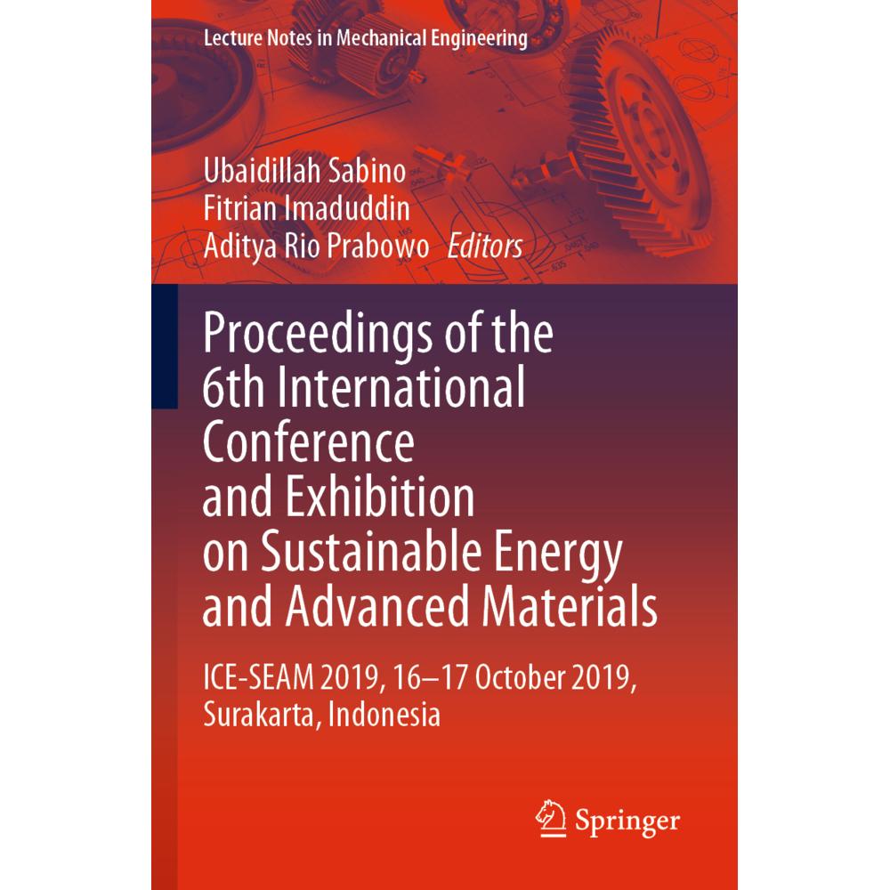 Proceedings of the 6th International Conference and Exhibition on Sustainable Energy and Advanced Ma, Fachbücher von Fit...