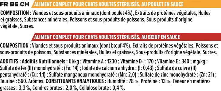 Produktbild Pro Plan Sterilised Maintenance (Adult, 40 Stk., 3400 g)