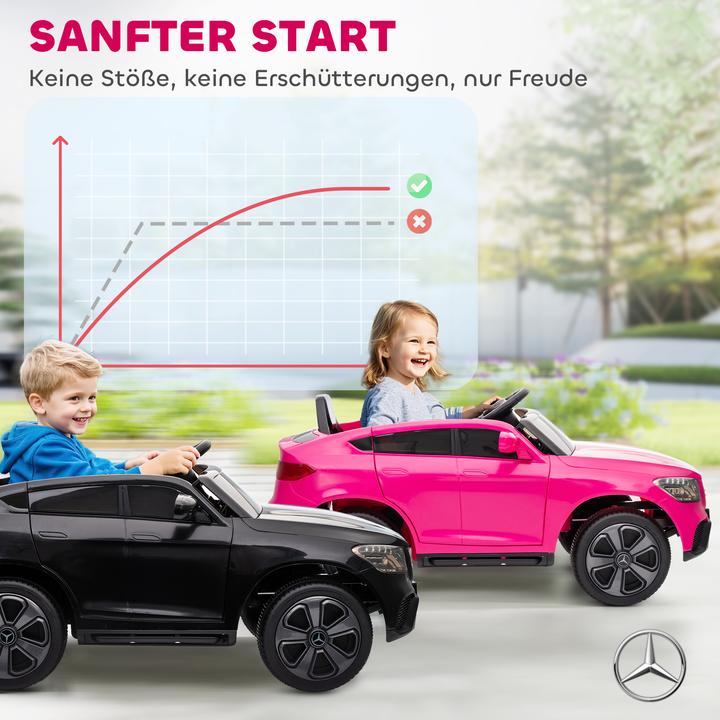 Produktbild Aiyaplay Kinder Elektroauto Kunststoff, Metall Rosa (12 V)