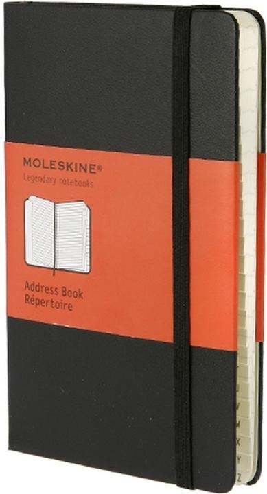 Actual product image Moleskine Address book lined, hard cover (A6, Lined, Hardcover)