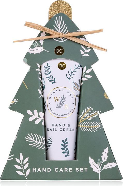 Actual product image Accentra Hand care set WINTER SPA in gift box, incl. 30ml hand & nail cream, nail file, fragrance: Fresh Pine