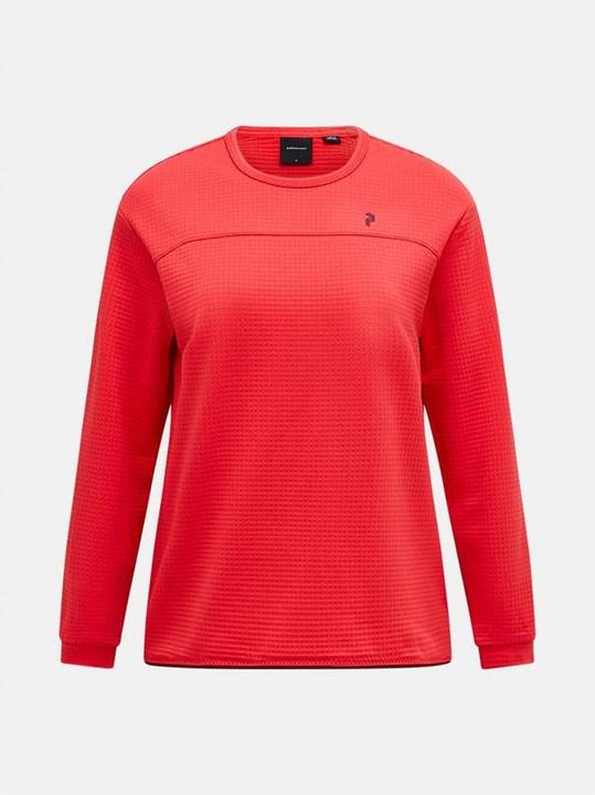 Produktbild No Name Bluza PEAK PERFORMANCE Trail PolartecÂ® Power Gridâ„˘ Crew Women czerwony - M (M)