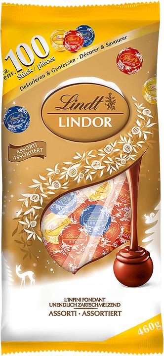 Image du produit Lindt Mini Lindor Assortis Noël (460 g)