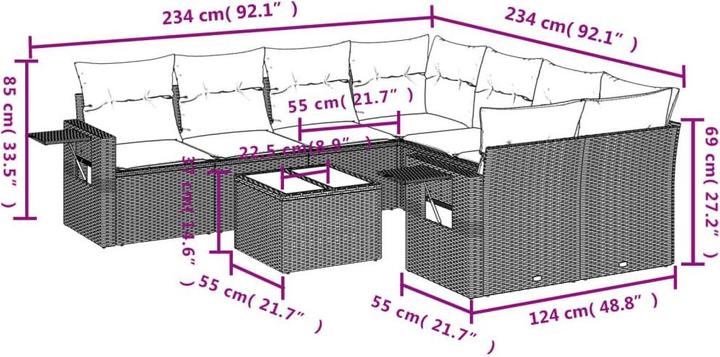 Produktbild vidaXL Megan