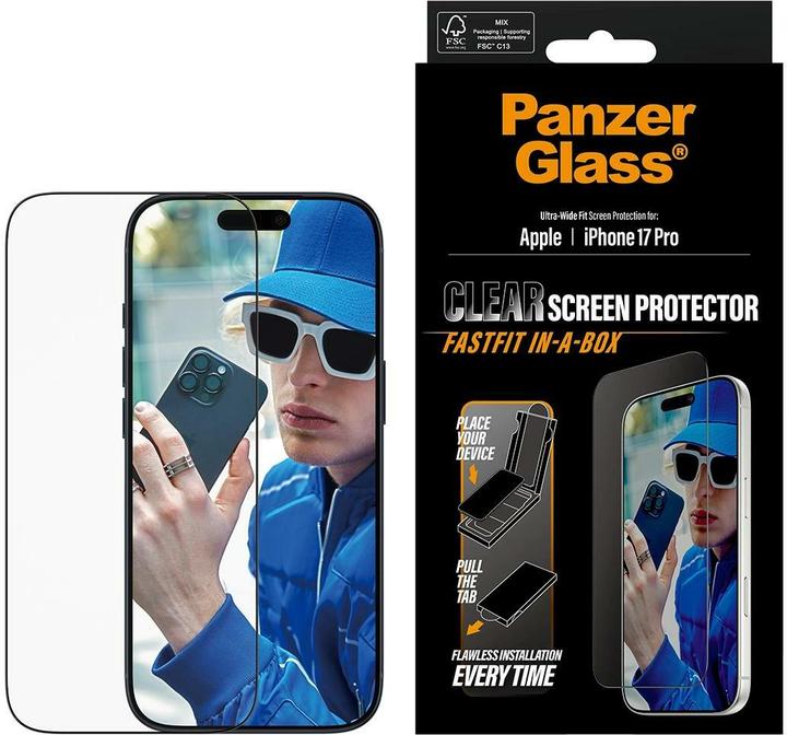 Image du produit PanzerGlass Ultra Wide Fit (1 pièce(s), Apple iPhone 17 Pro)