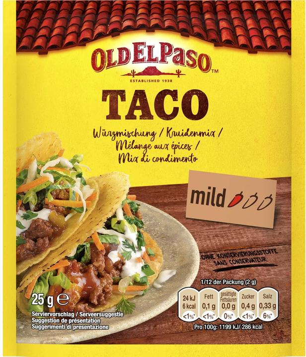 Image du produit Old El Paso Taco Mix (25 g)