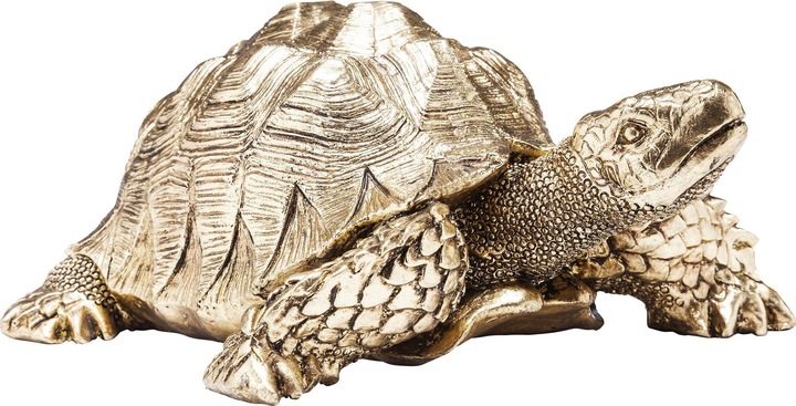 Produktbild Designlife Deko Figur Turtle Gold Klein (14.5 x 30 x 25.5 cm)