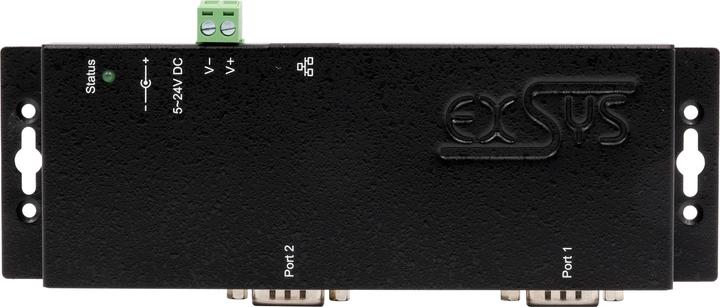 Produktbild Exsys Serial Device Server 2x RS232/422/485, PoE