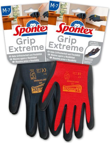 Produktbild Spontex Grip Extreme Gartenhandschuhe, Beschichtung: Nitrilschaum, Farbe: sortiert, Grösse: 7, Ausführung... (7)