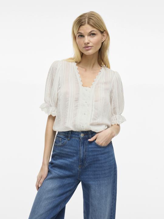 Image du produit Vila V-Ausschnitt Kurzarmhemd (34)