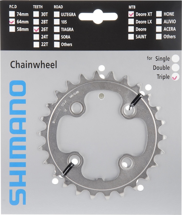 Produktbild Shimano Deore XT FC-M771 Kettenblatt 26 Zähne (26)
