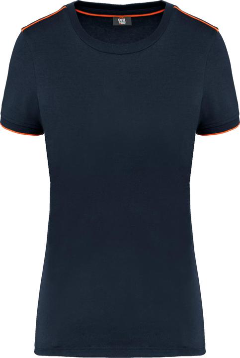 Fluorescent Orange, Navy