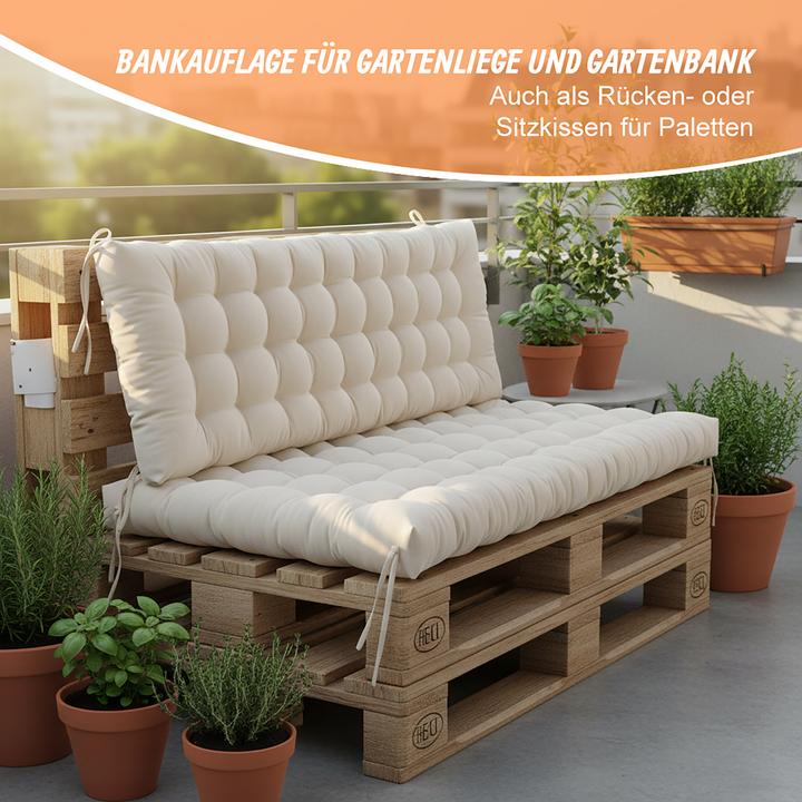 Image du produit Relaxdays coussin de banc