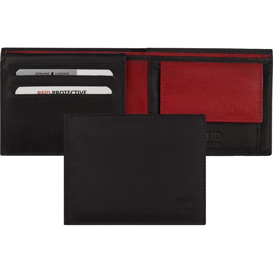 Thumbnail - Zoom, Herren, Portemonnaie, Herren Geldbörse, RFID, Schwarz