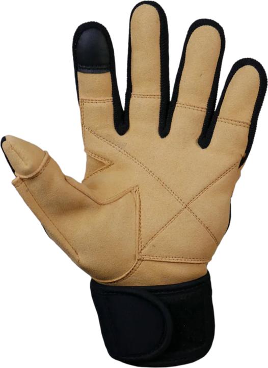 Actual product image Schiek Gewichtheber Vollfinger-Schutzhandschuhe Modell 425F mit Handgelenkbandagen (XS, S, M, L, XL, XXL)