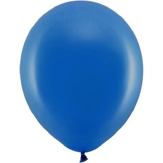 Partydeco Ballons Bleu royal Pastel
