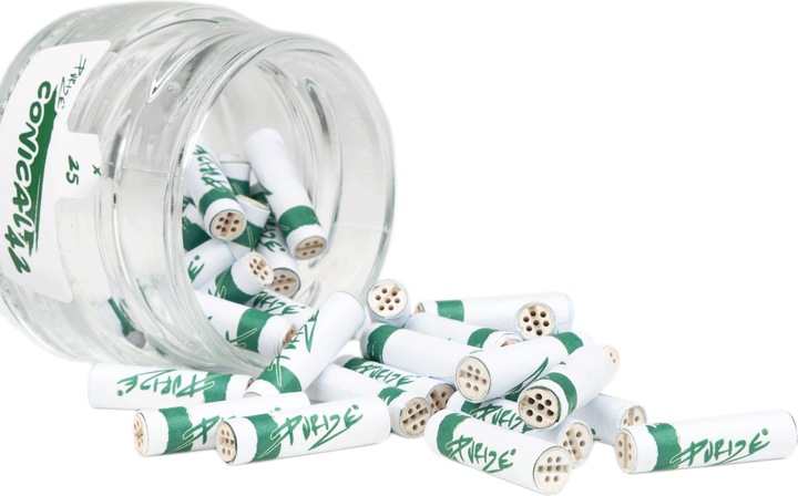 Actual product image Purize Conical XTRA Slim Size Filters in Glass (42pcs.)