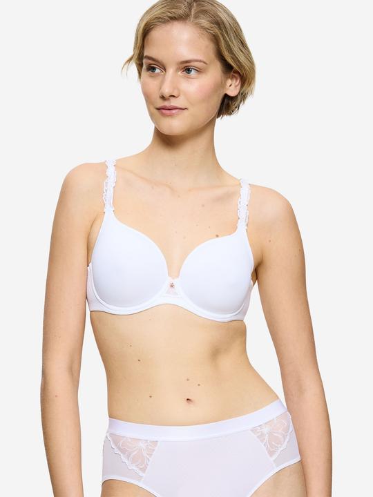 Produktbild Triumph Dames Wild Azalea Florale Wp Bra, wit, 90D (Einzelpack, 90 D)