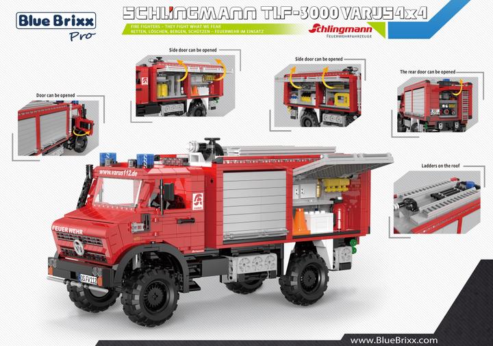 Image du produit Blue Brixx 104120 Schlingmann TLF-3000 VARUS 4X4