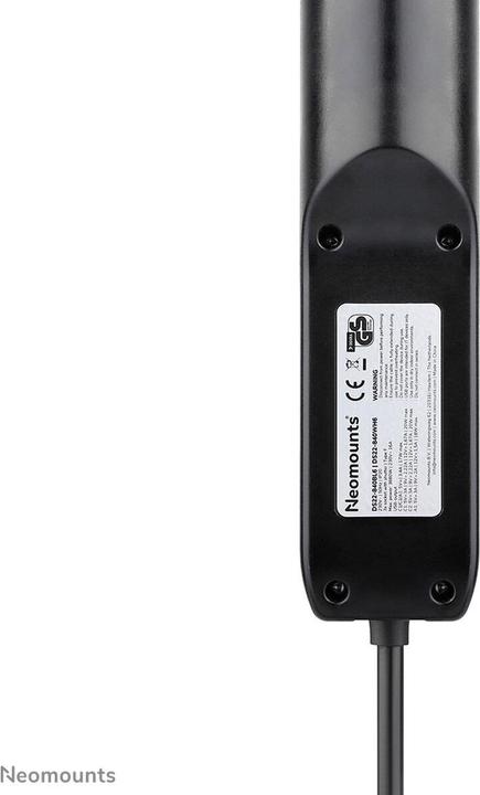 Image du produit Neomounts Tischsteckdose mit Klemme 3-fach/230V/USB-A/2xUSB-C/schwarz (Tables)