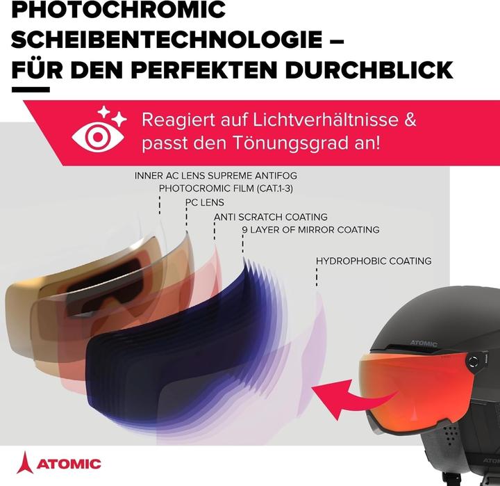 Actual product image Atomic Savor Visor Photo (55 - 59 cm, M)