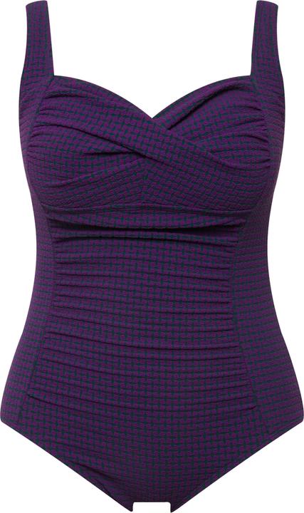 Image du produit Ulla Popken Maillot de bain à bonnets souples avec drapé. Powermesh. (60)