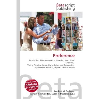 Preference, Fachbücher