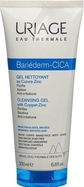 Image du produit Uriage Bariéderm Cica-gel (nouveau) gel (Gel nettoyant, 200 ml)