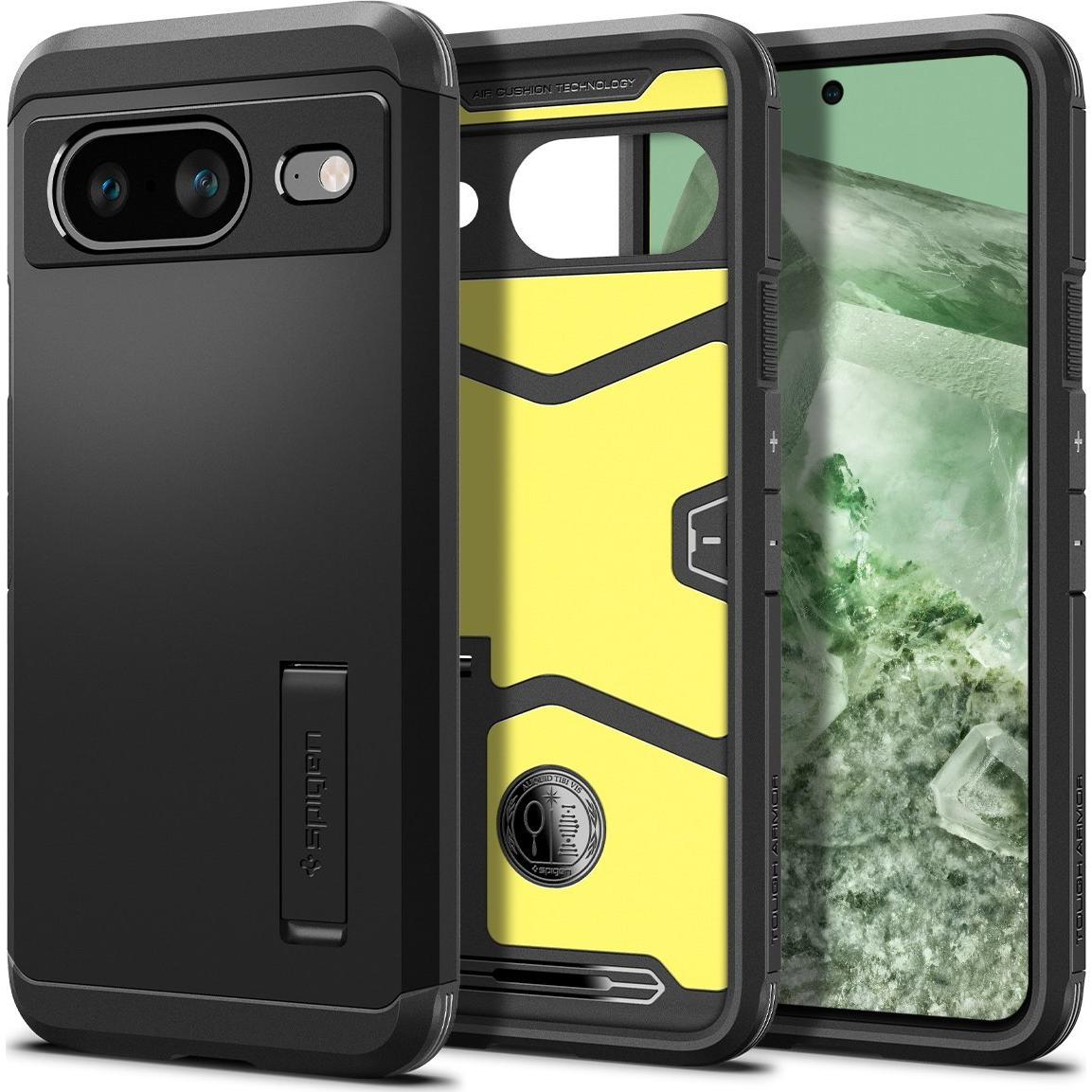 Spigen Tough Armor (Google Pixel 8), Smartphone Hülle, Schwarz