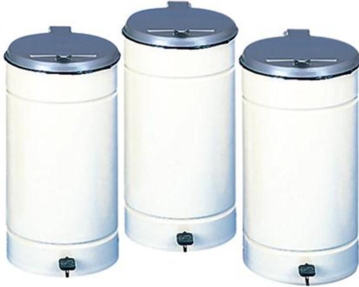 Actual product image VAR Pedal bin Euro Pedal, for indoor use, volume 60 l, with handle & lid, Ø 350 x H... (60 l)