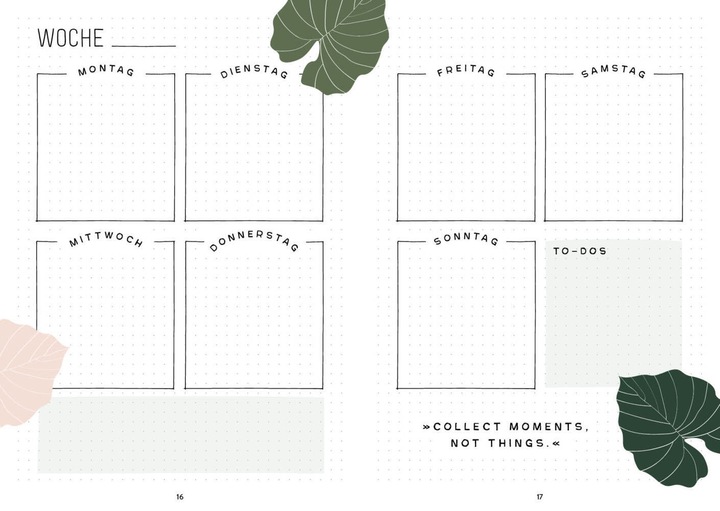 Produktbild Mein Bullet Journal (Jungle Edition) – Besser planen & Träume verwirklichen (Deutsch)