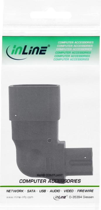 Actual product image InLine Mains adapter IEC 60320 C14 / C7 (C14, C14)
