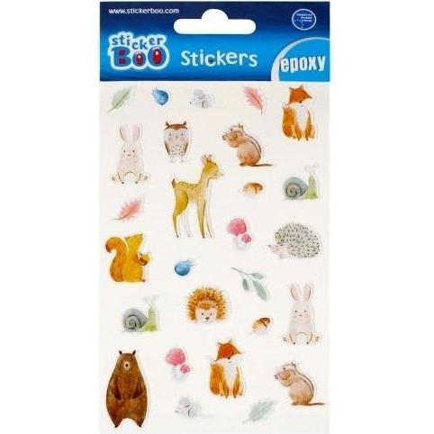 Sticker Boo Aufkleber BOO Aufkleber Waldtiere (41943681)