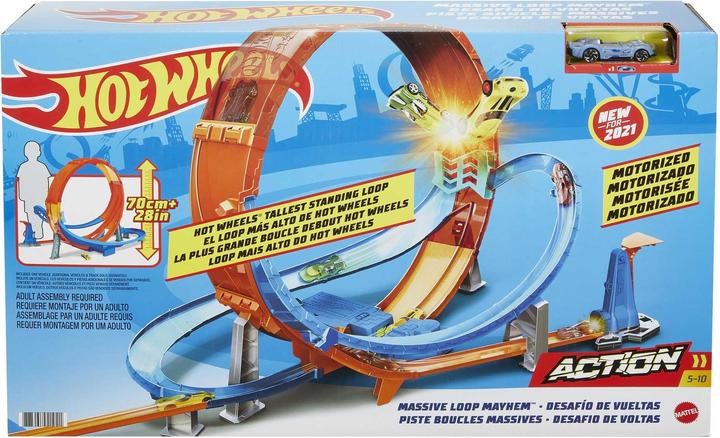 Actual product image Mattel Giant Looping Crash Trackset
