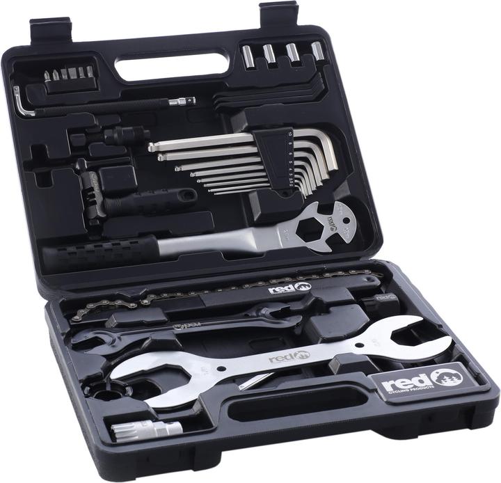 Actual product image Red Cycling Products Toolbox Comp II tool case 35 pcs.