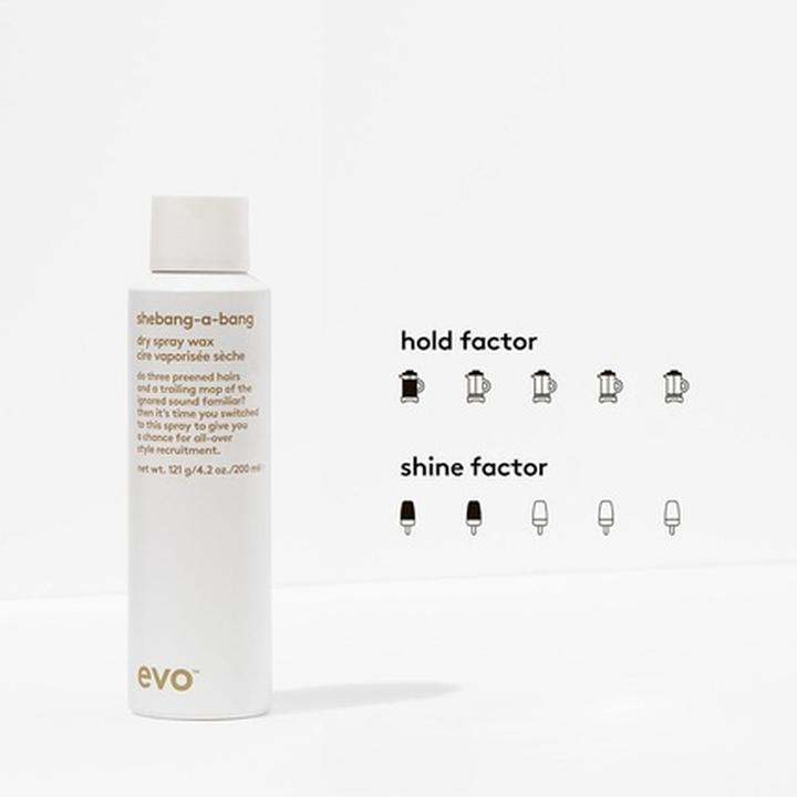 Image du produit Evo Shebang-A-Bang Dry Spray Wax - Provides Texture, Flexible Hold and Matte Finish (200 ml)