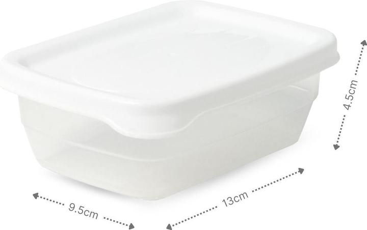 Produktbild Hobby 3er-Set Aufbewahrungsdosen Frischhaltedosen Vorratsdosen Stapeldosen (0.30 l)