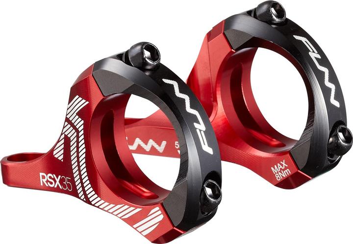 con frontalino nero, Rosso anodizzato